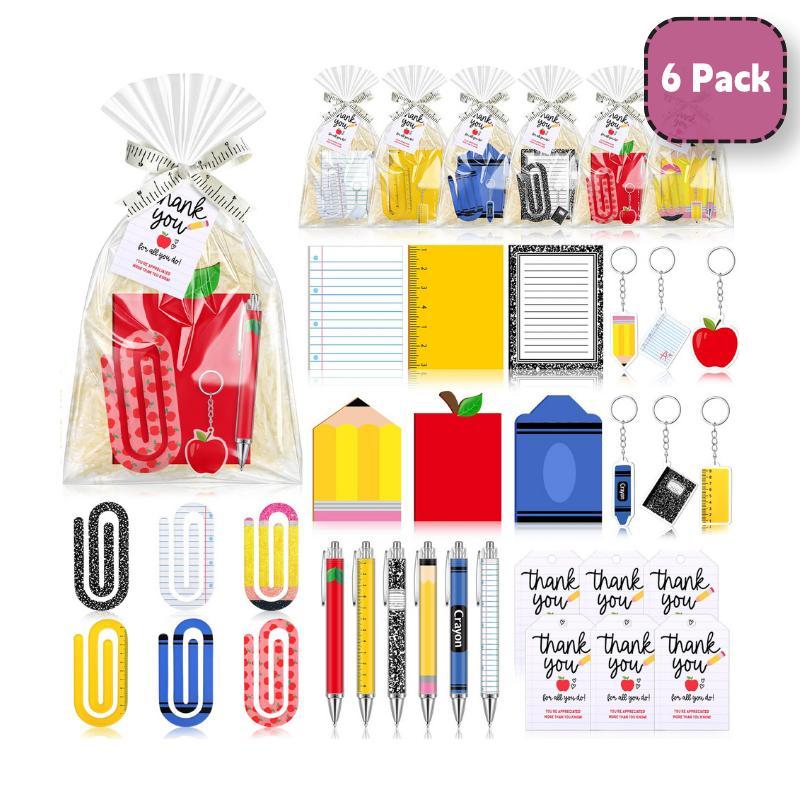 6/12 Set Back to School Teachers Gifts Bulk Teacher Survival Kit with Clear Gift Bags Socks Memo pads Ballpoint Pens Greeting Cards,Welcome School Back Gifts for Teachers employee, Gift for Meet the Teacher Night First Day of School Recognition Awards 6/12 Set Back to School Teachers Gifts Bulk Teacher Survival Kit with Clear Gift Bags Socks Memo pads Ballpoint Pens Greeting Cards,Welcome School Back Gifts for Teachers employee, Gift for Meet the Teacher Night First Day of School Recognition Awards