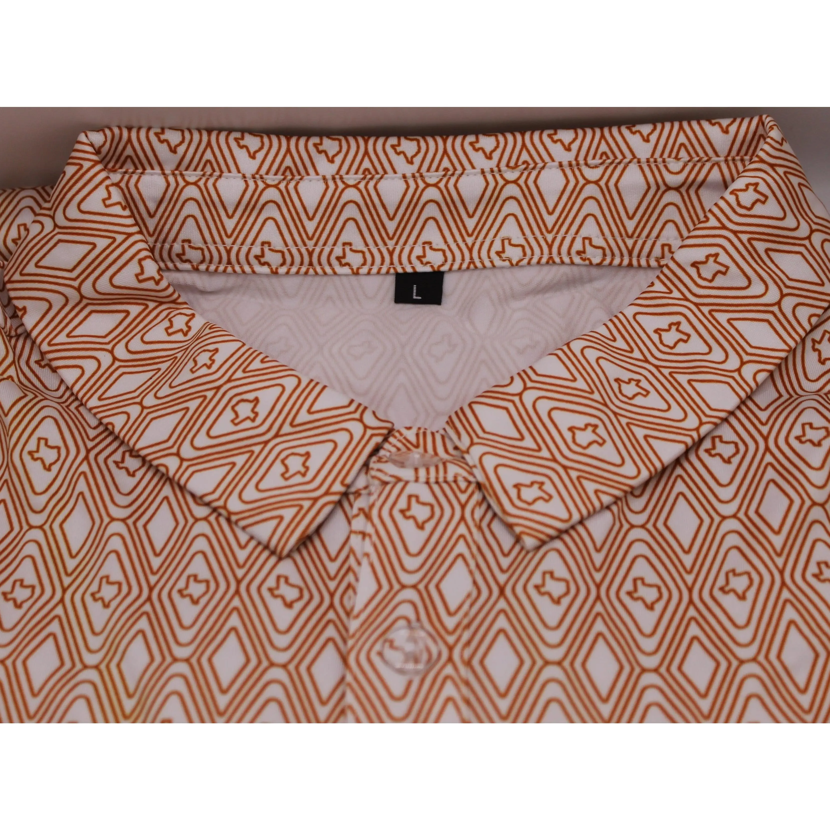 Burnt Orange Golf Polo