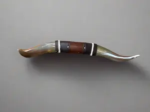 Jefe's SPECIAL #539: Medium "Sencillo" - 19" - Polished Mounted Bull Horns - Steer South West Art Decor