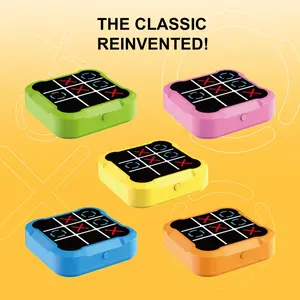 G49Amazon Super Tic-Tac-Toe Electronic Game Toy – Multifunctional Board Game with Smart Modes for Kids & Adults, Educational & Fun