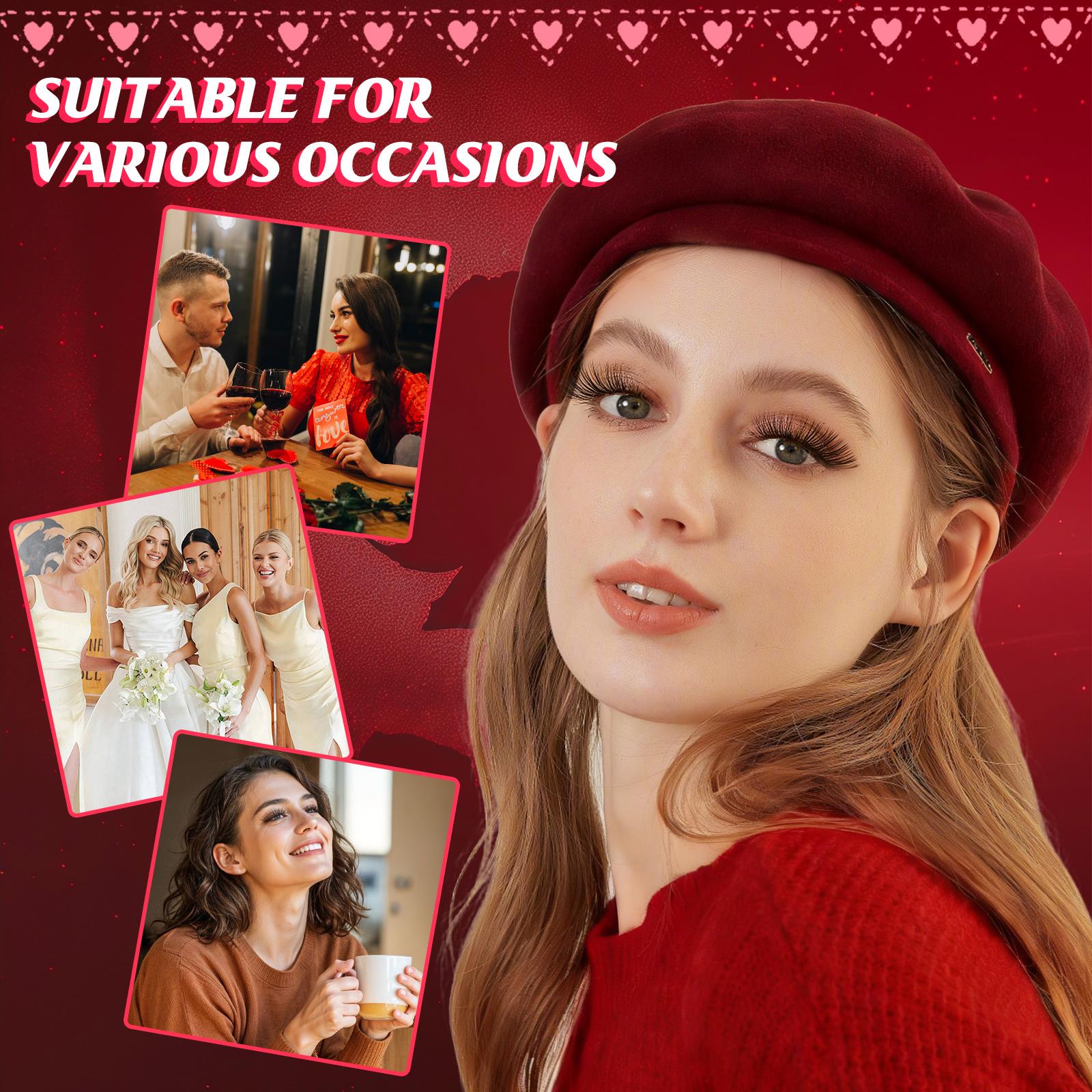 5 Packs 40D Lash Clusters Set, Total 1600 Pcs, 9-16mm D Curl Lightweight Eyelashes, DIY Lashes For Natural Look & Extra Volume, Thick & Fluffy & Super Soft & Reusable