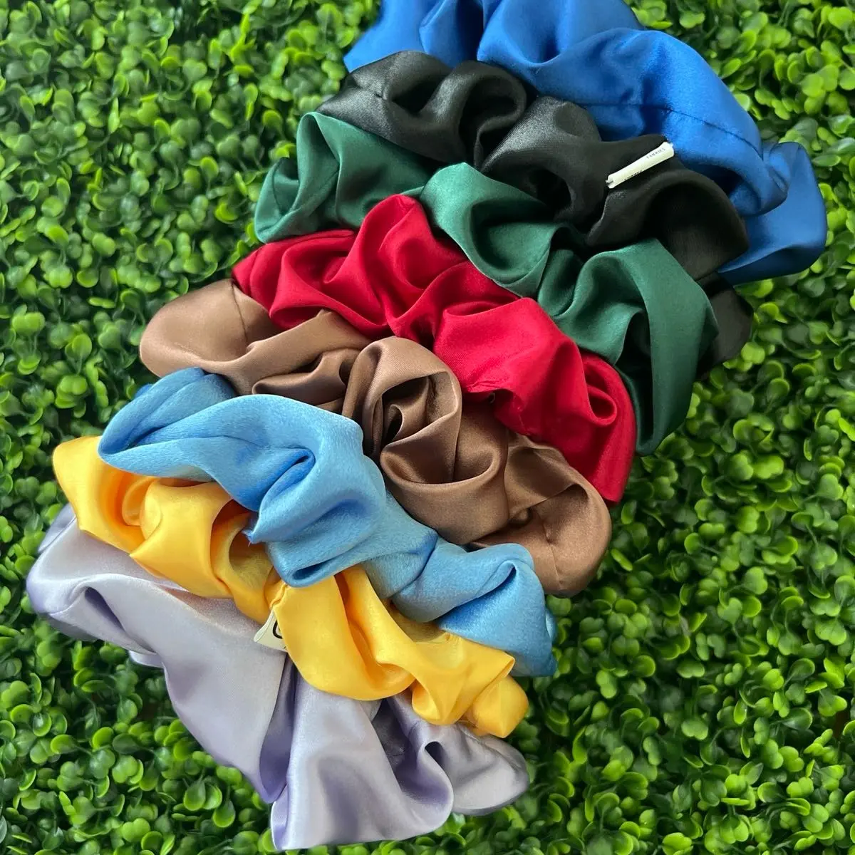 Whiffs Ruffled Wristlet Hair Scrunchies for Women