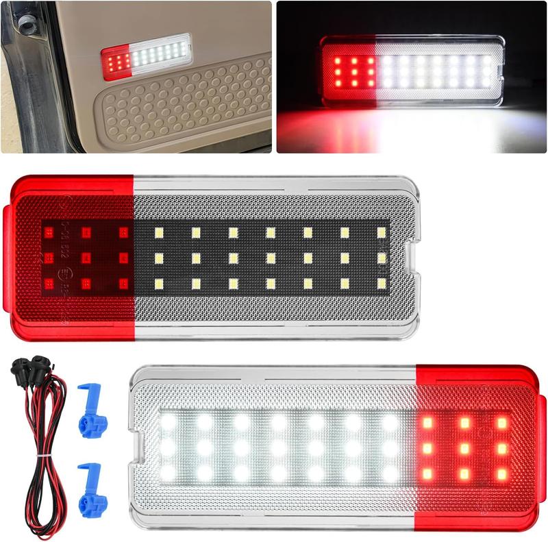 Nilight 2PCS LED Interior Door Panel Lights for Ford F250 F350 F450 F550 Super Duty 1999-2007 and 2000-2005 - Compatible with White and Red Car Accessories Vehicle Automotive dealsforyoudays Nilight 2PCS LED Interior Door Panel Lights for Ford F250 F350 F450 F550 Super Duty 1999-2007 and 2000-2005 - Compatible with White and Red Car Accessories Vehicle Automotive dealsforyoudays