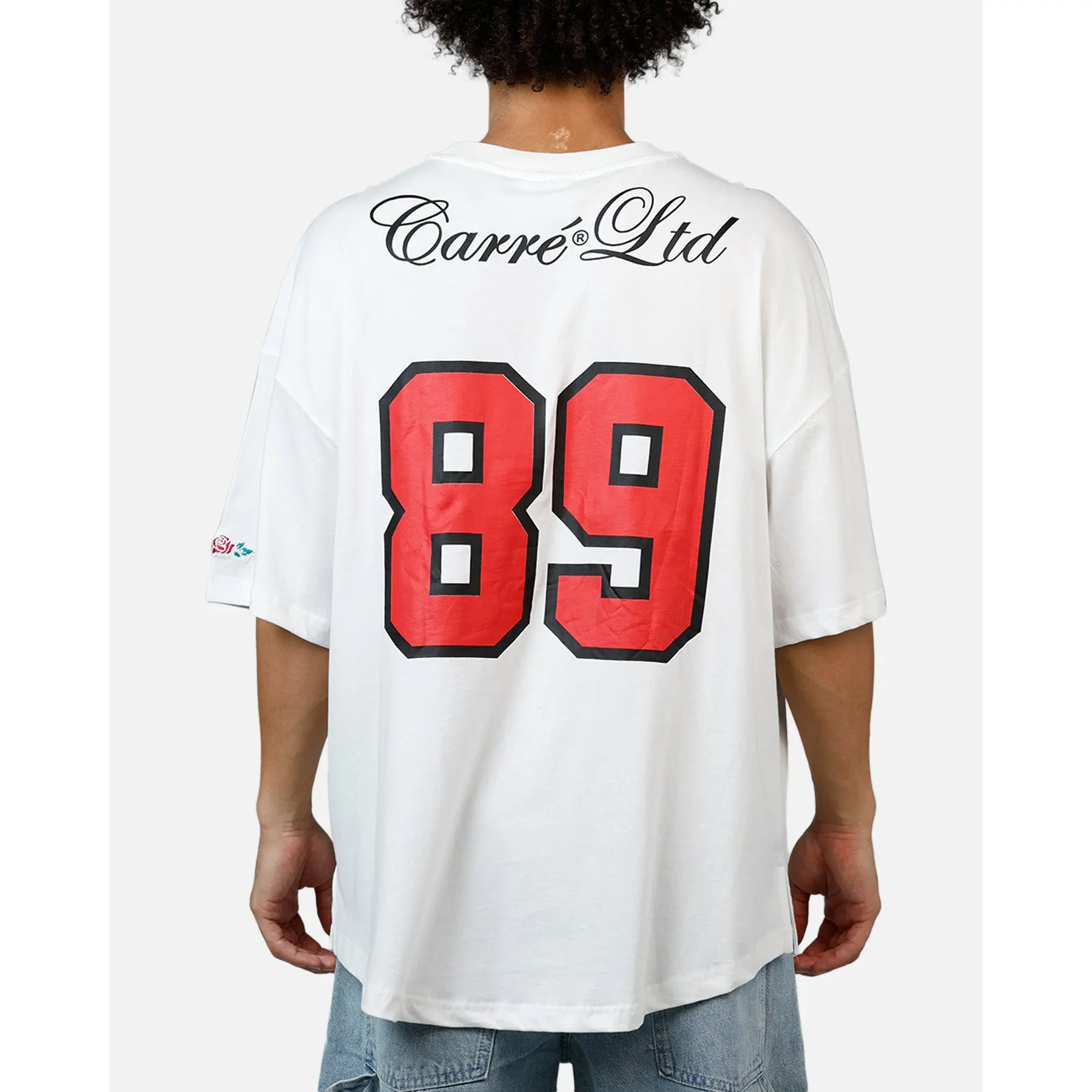 Carre Hitta Grid Iron T-Shirt Off White/Red