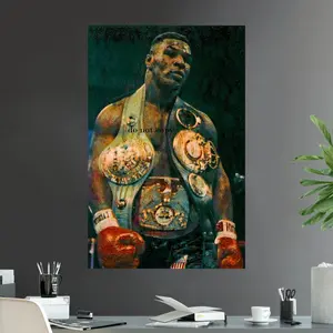 Mike Tyson Heavyweight Champion Iconic Fighter Series 1 Poster "Iron" Boxing Wall Art