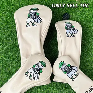 Vintage-Inspired Golf Head Covers, Weather-Resistant Hybrid Design, Perfect Gift for Weekend Golfers & Outdoor Enthusiasts, Golf Accessories