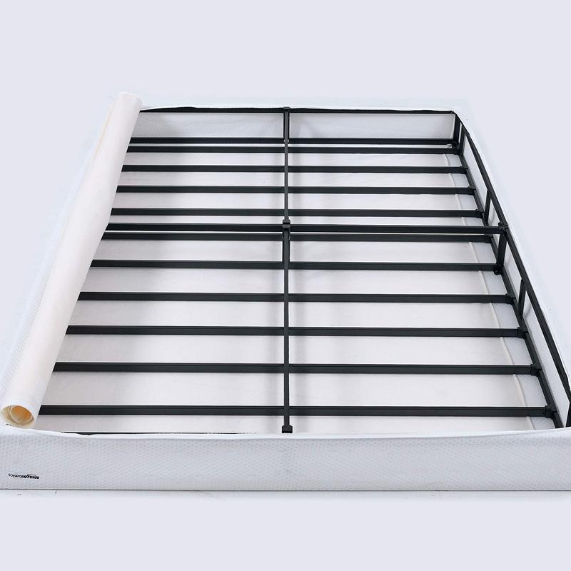 Edenza-Queen Box Spring 7 Inch, Heavy Duty Mattress BoxSpring Foundation, Sturdy Queen Box Springs for Bed with Fabric Cover Set, Easy Assembly, Noise Free fabric cover set Edenza-Queen Box Spring 7 Inch, Heavy Duty Mattress BoxSpring Foundation, Sturdy Queen Box Springs for Bed with Fabric Cover Set, Easy Assembly, Noise Free fabric cover set