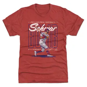 MLBPA Kyle Schwarber | Philadelphia Schwarbomb | Premium Tri-Blend Graphic T-shirt