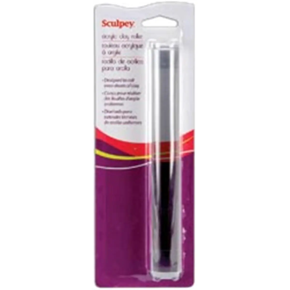 212 MAIN Sculpey Acrylic Clay Roller - 8 in., Acrylic Material, DIY Pottery Tool for Toys & Hobbies