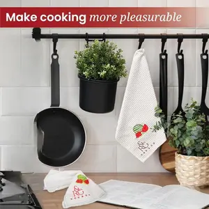 Rod & Go Set of 6 Multipurpose Towels 100% Microfiber Reusable Absorbent Kitchen Cloths Elegant Rod & Go Gift for Housewarmings Barbecues Holidays