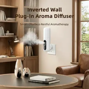 A815 Inverted Wall Plug-in Aroma Diffuser Ultrasonic Atomization Ultra-Quiet Operation Smart Cycle Auto Shutoff for Effortless Aromatherapy