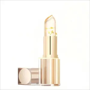 Color-Changing Lipstick (Pink), Autumn and winter moisturizing,Gold Crystal Ph Lipsticks,3.5g, ideal for Christmas Gift