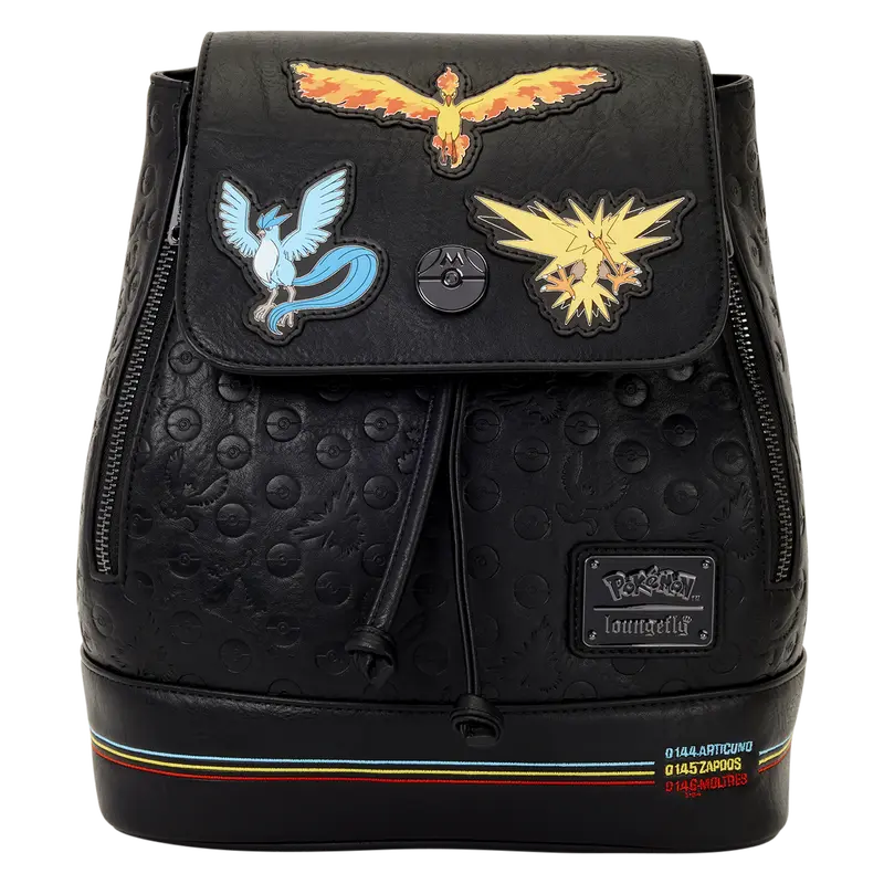 Loungefly Pokémon Legendary Birds and Beasts Drawstring Mini Backpack