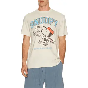 Junk Food Snoopy Home Run Champ Tee in Peyote