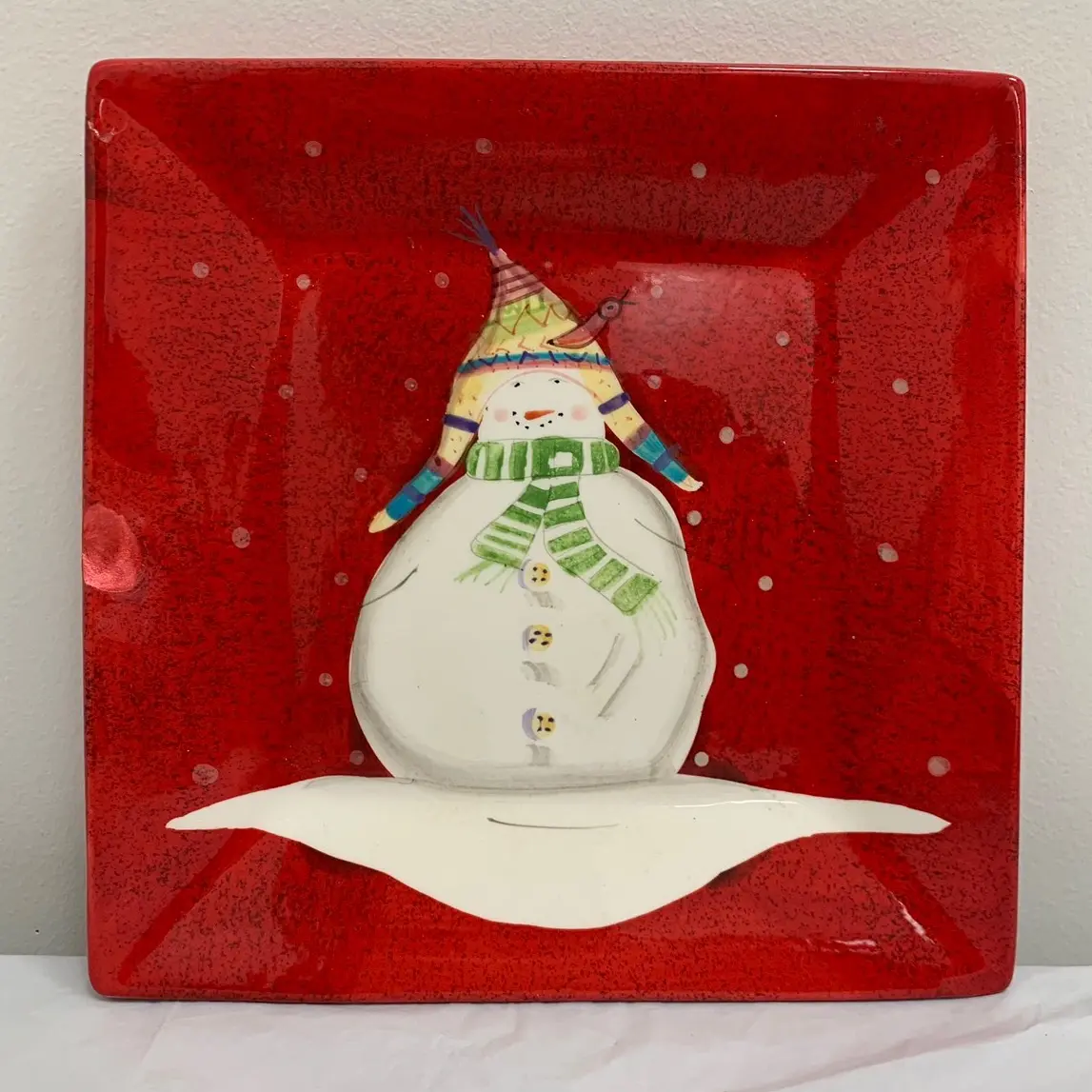 Snowman Plate