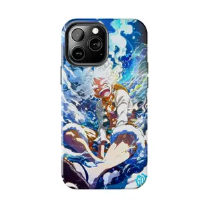 Sun God Nika Awakened Anime Case for iPhone 17-7 Pro Max Plus & Samsung Galaxy S25-S21 Ultra Plus - Warrior of Liberation Galaxy Aesthetic Phone Cover Unisex