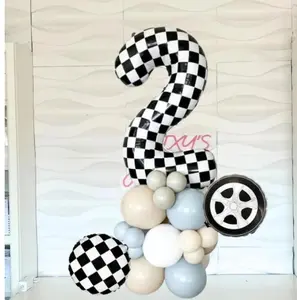 TWO Fast Balloon Tower l TWO Fast Balloons l Race Car Balloons l Race Car Balloon Bundle l Two Fast Birthday l Race Car Party Decorations