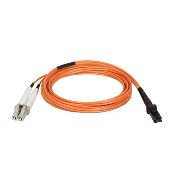 Tripp Lite 1M Duplex MMF Fiber Optic Cable, MTRJ/LC Connectors, 62.5/125 Fiber, Model N314-01M, 1 Meter, 1-Meter Cable