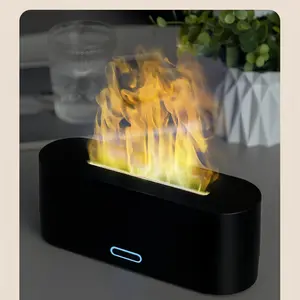 Colorful Flame Design Aromatherapy Diffuser, Desktop Humidifier, Suitable for bedrooms, offices, travel use, home decoration essential oil diffuser. Christmas and Halloween gift, Aroma Diffuser Humidifiers.