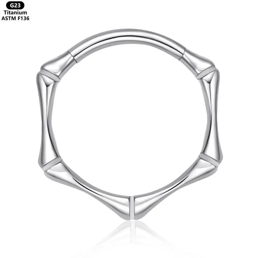 New Arrival Seamless Titanium Alloy Nasal Ring G23 Bone Joint Nose Stud F136 Titanium Direct From Factory Unisex Wedding Birthday Party Jewelry Accessory