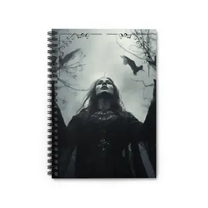 Gothic Inspired Spiral Notebook, Gothic, Aesthetic, Goth, Writing Journal, Gift Idea, Gothic Notebook