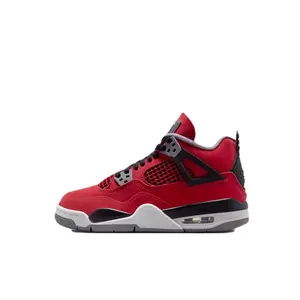 Youth Jordan 4 Retro "Toro Bravo" Fire Red/White-Black (FQ8213 600) (GS)