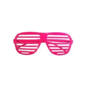 1980's Shutter Slot Glasses - Costume Accessory - One Size - 3 Colors