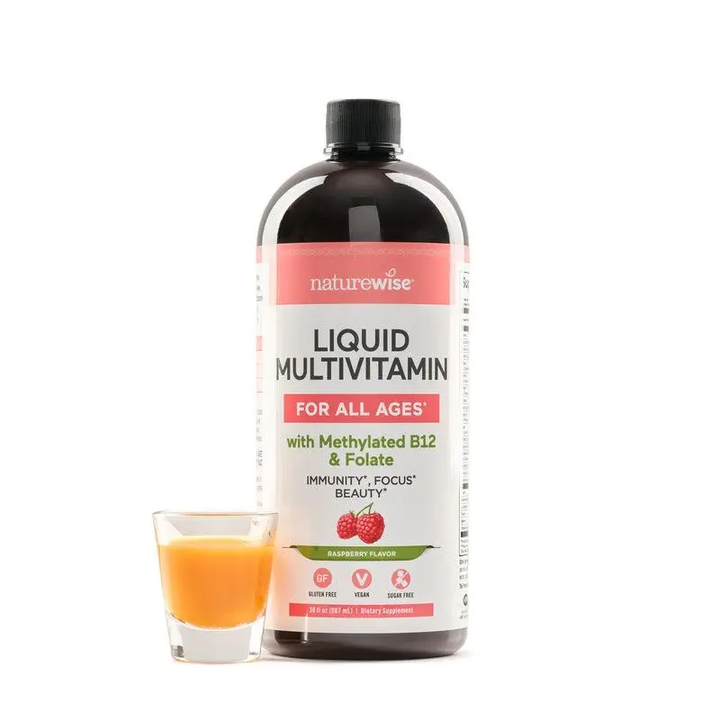 NatureWise - Liquid Multivitamin - 30 oz - Biotin, Vitamin D, E, B