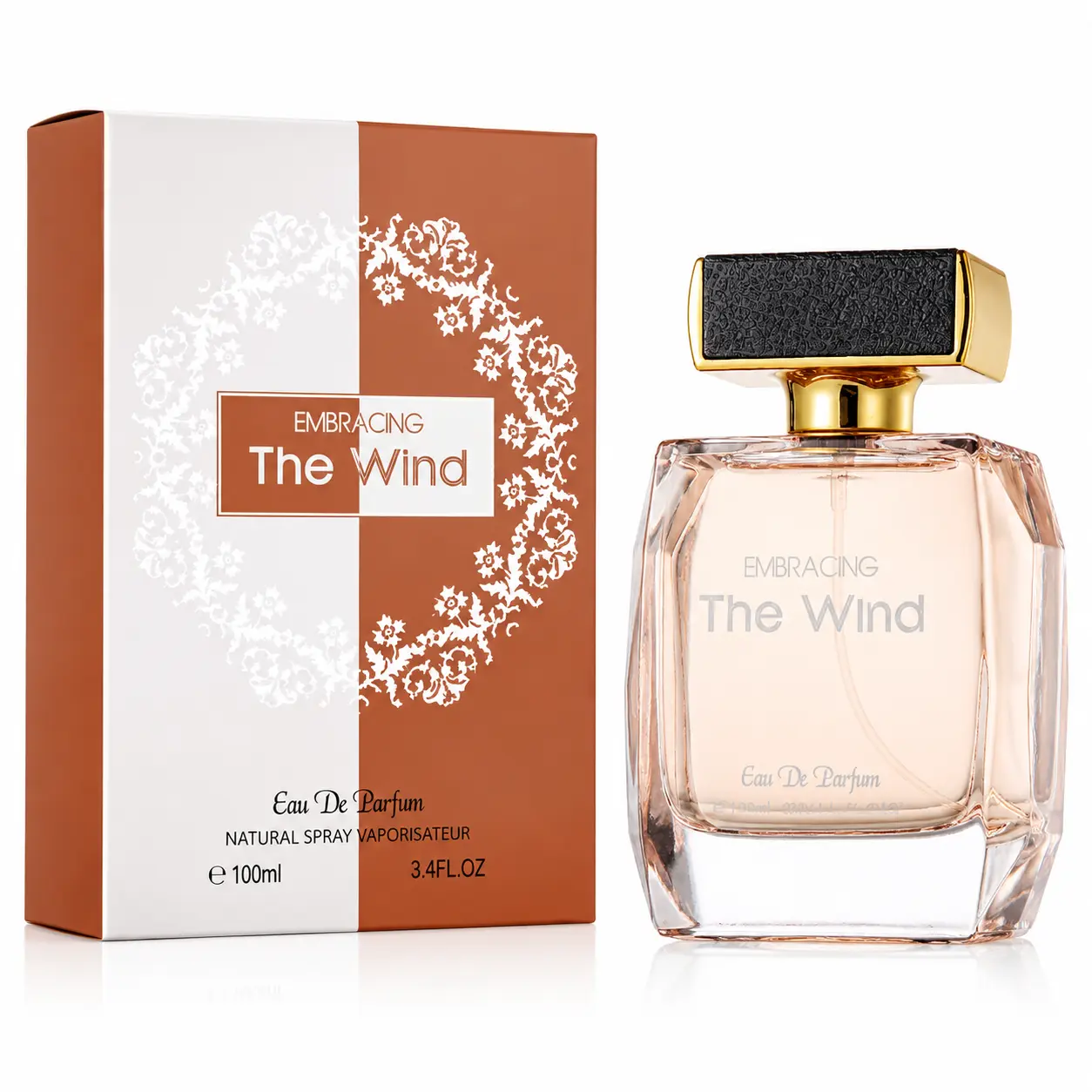 Women's Embracing The Wind OPP10 BLU Eau de Parfum (100ml Natural Spray) - Adults' EDP Fragranced Perfume, Aromatic Sweet Scent, Captivating Oriental Floral-Woody Vanilla with Cedar, Long-Lasting Elegant Nature Summer Fragrance, Ideal Gift for Daily Use
