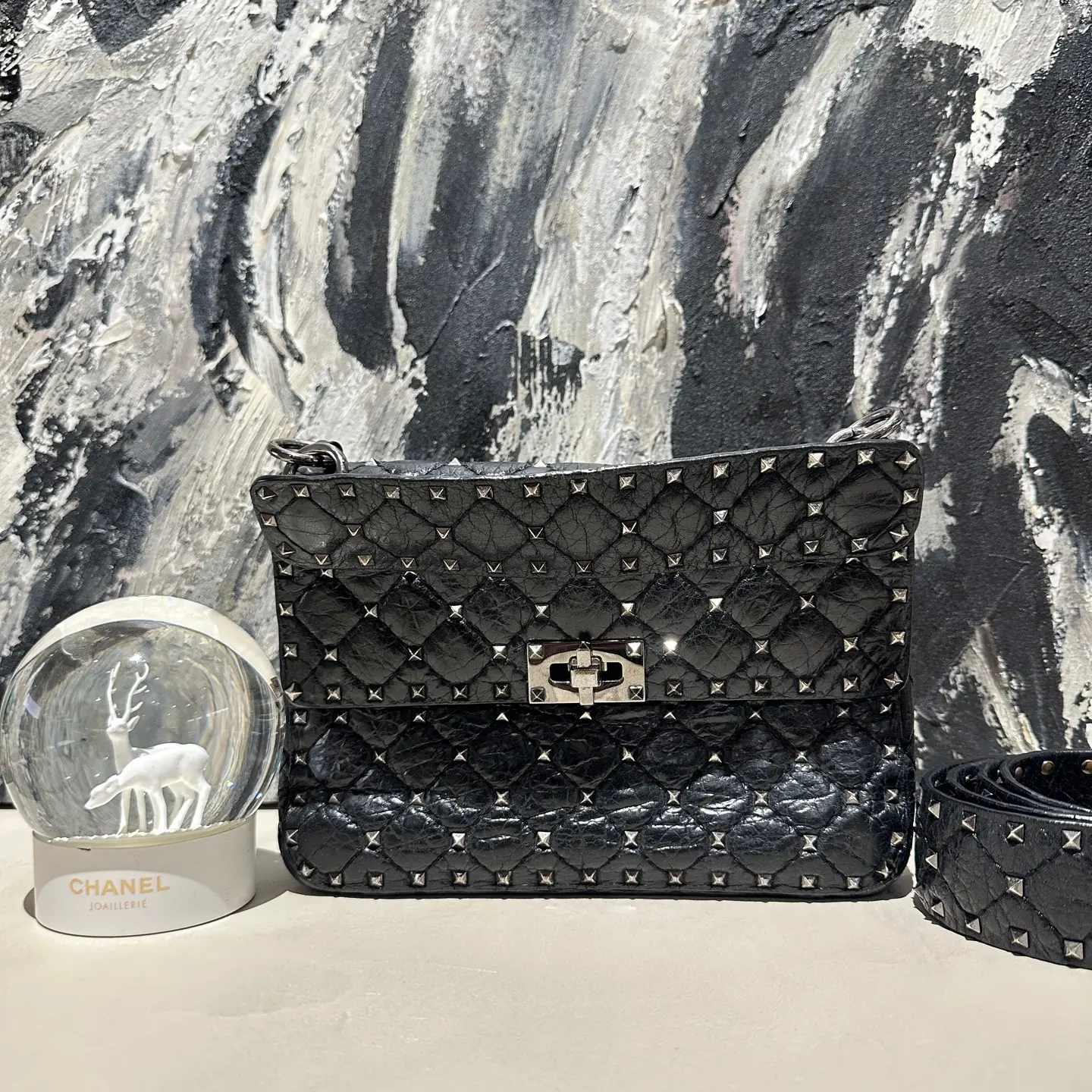 Pre-owned Valentino rockstud spike