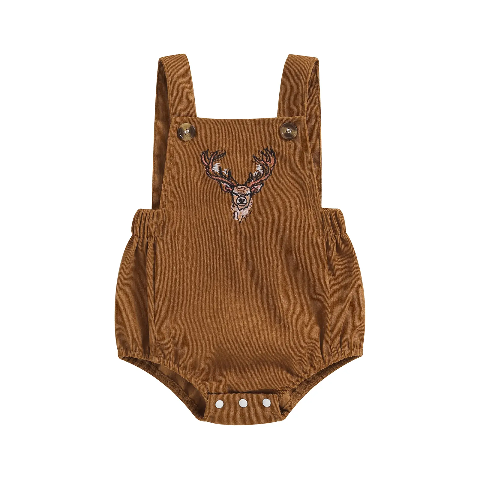 Toddler Baby Boys Girls Corduroy Deer Romper Sleeveless Embroidered Antler Hunting Overalls Clothes Toddler Baby Boys Girls Corduroy Deer Romper Sleeveless Embroidered Antler Hunting Overalls Clothes