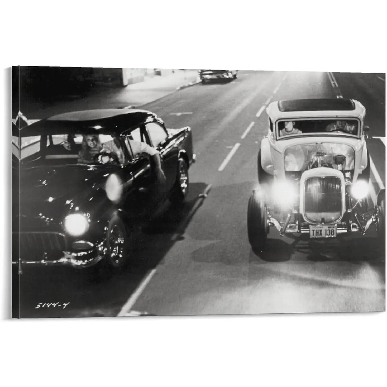 American Graffiti Vintage Movie Art Poster (2) Canvas Wall Art Prints for Wall Decor Room Decor Bedroom Decor Gifts Posters