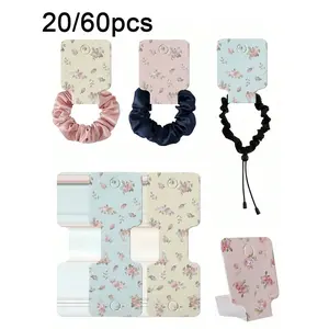 Jewelry Display Card with and Flowers, Ideal for Necklaces, Bracelets, Jewelry Storage, Retail Store Tags, Small Business Supplies