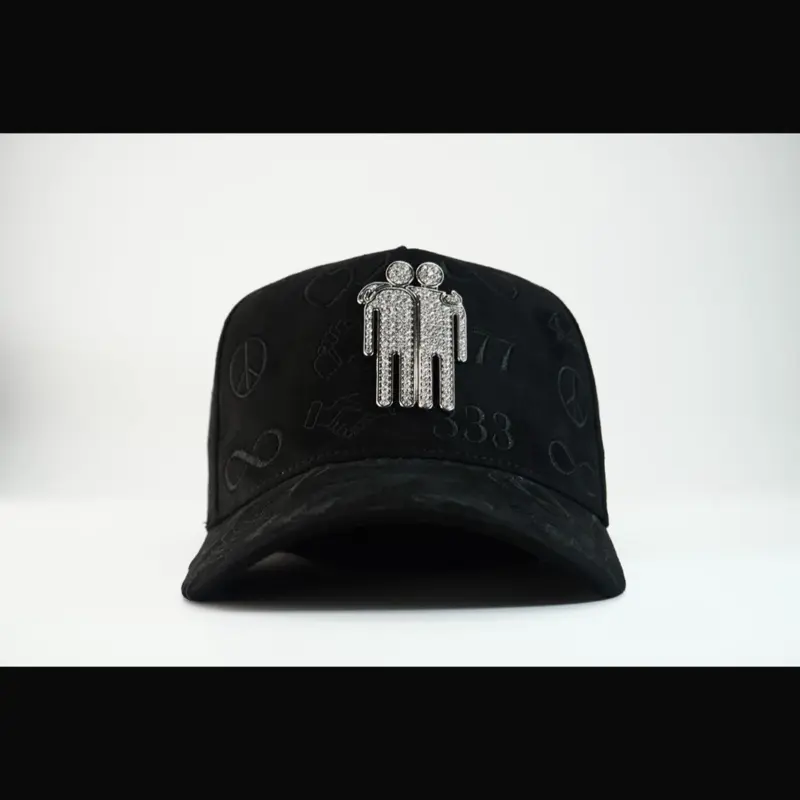 Cap “Tal como eres”, zitro hats, black/silver, with special box