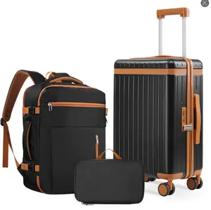 20-Inch New Model Carry-On Luggage - Large-Capacity Silent Trolley Suitcase with Universal Wheels, Large-Capacity Carry-On Luggage