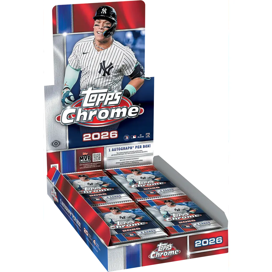 2026 Topps Chrome Baseball Hobby Box