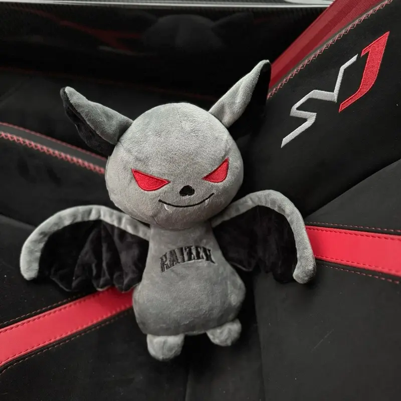 Kaizen Bat Soft Plush - 1 lb, 11X6x7 (In) JDM Cars Accessory, Universal Vehicle Interior-Exterior Decor, Perfect Gift for Car Enthusiasts