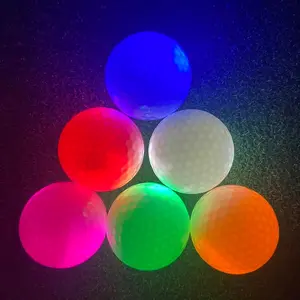 Night Golf Balls: 6-Color Glow in The Dark Golf Balls - 10-Minute Flashing, Fun for Men & Women, Glow Balls Golf, Ideal Golfing  Set