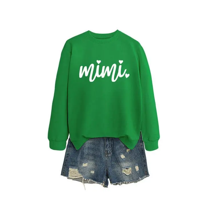 Grass green hoodie（white font）