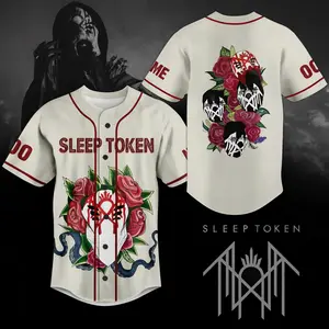 Sleep Token Personalized Baseball Jersey, Gift for Fans