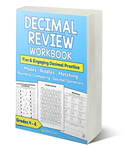 Decimal Review Math Workbook