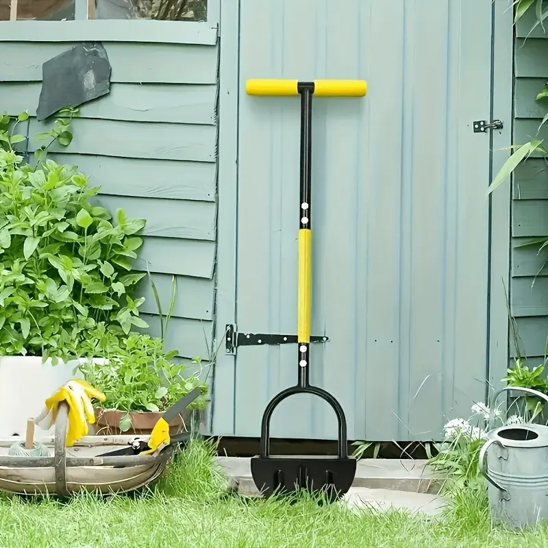 Manual Edge Cutting Shovel with Handle Half- Lawn Edge Cutting Machine Serrated Hand Lawn Edge Cutting Tool Step Edge Cutting Shovel