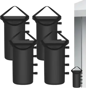 200LBS Canopy Tent Weights Set of 4 Empty Sand Bags for Canopy Tent , Heavy Duty 1680D Pop Up Canopy Tent Weights Sandbags for Outdoor Gazebos, Umbrellas, Pergolas, Sunshades & Patio Furniture