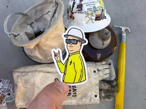 Rock on Bobby | Lineman | Blue Collar | Great for hardhat, toolbox, cooler, bin doors, Construction Worker Sticker, Hard hat Sticker, Blue Collar Sticker