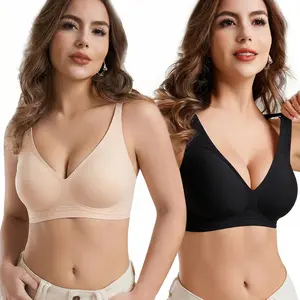 Women Jelly Bras Wirefree Full Coverage No Underwire.Full Coverage Seamless Side Support Lounge Bra.No Show Underwear Workout Sports Basic SizeFreedom Bra.eartfelt Bra Gifts She'll Adore - For Girlfriends & Wives#summervibes