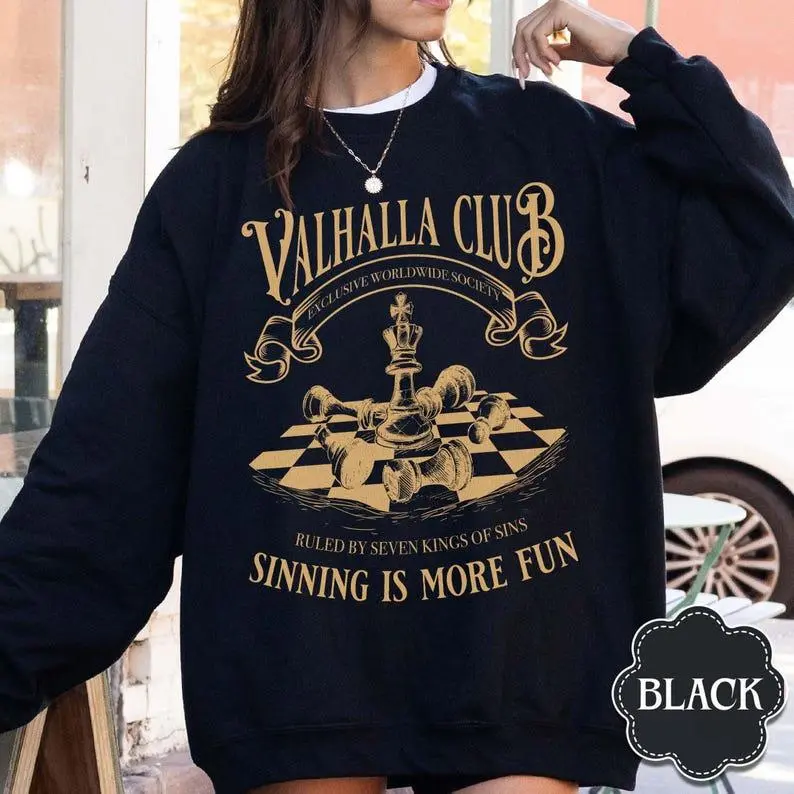 Valhalla Club Sweatshirt Twisted Love Twisted Series Merch Shirt King of Wrath, Romance Book Shirt Book Lover Gift Alex Volkov Shirt