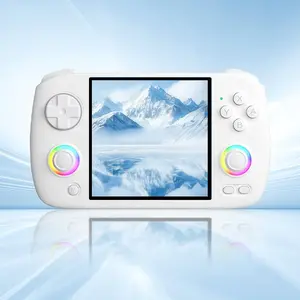 RG35XX Retro Handheld Games Console, Linux 64-bit RGB Joystick Video Gaming Player Supports WiFi Bluetooth-compatible, Handheld Games Consoles, Protective