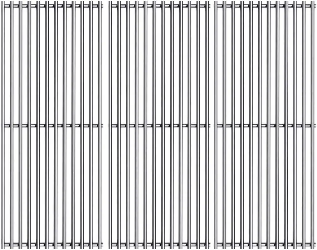 S6876C (3-Pack) 16 7/8" Stainless Steel Cooking Grid Grates for Charbroil 463420509,463460708,463460710,463461613, 463461614, 466420909,463420508,466420911,463440109B Master Chef 85-3065-6