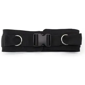Adjustable  Belt Soft Neoprene Padded Belt with 2 Movable Rings for  Machines Fitness Exercise Speed Agility Resistance
