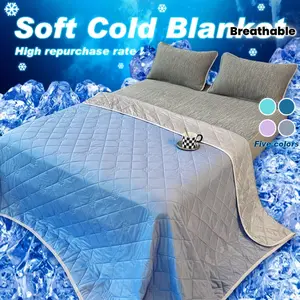 Cooling Blanket - Summer Cooling Blanket, Lightweight Air-cooled Comforter - Soft And Breathable Smooth Air Conditioner